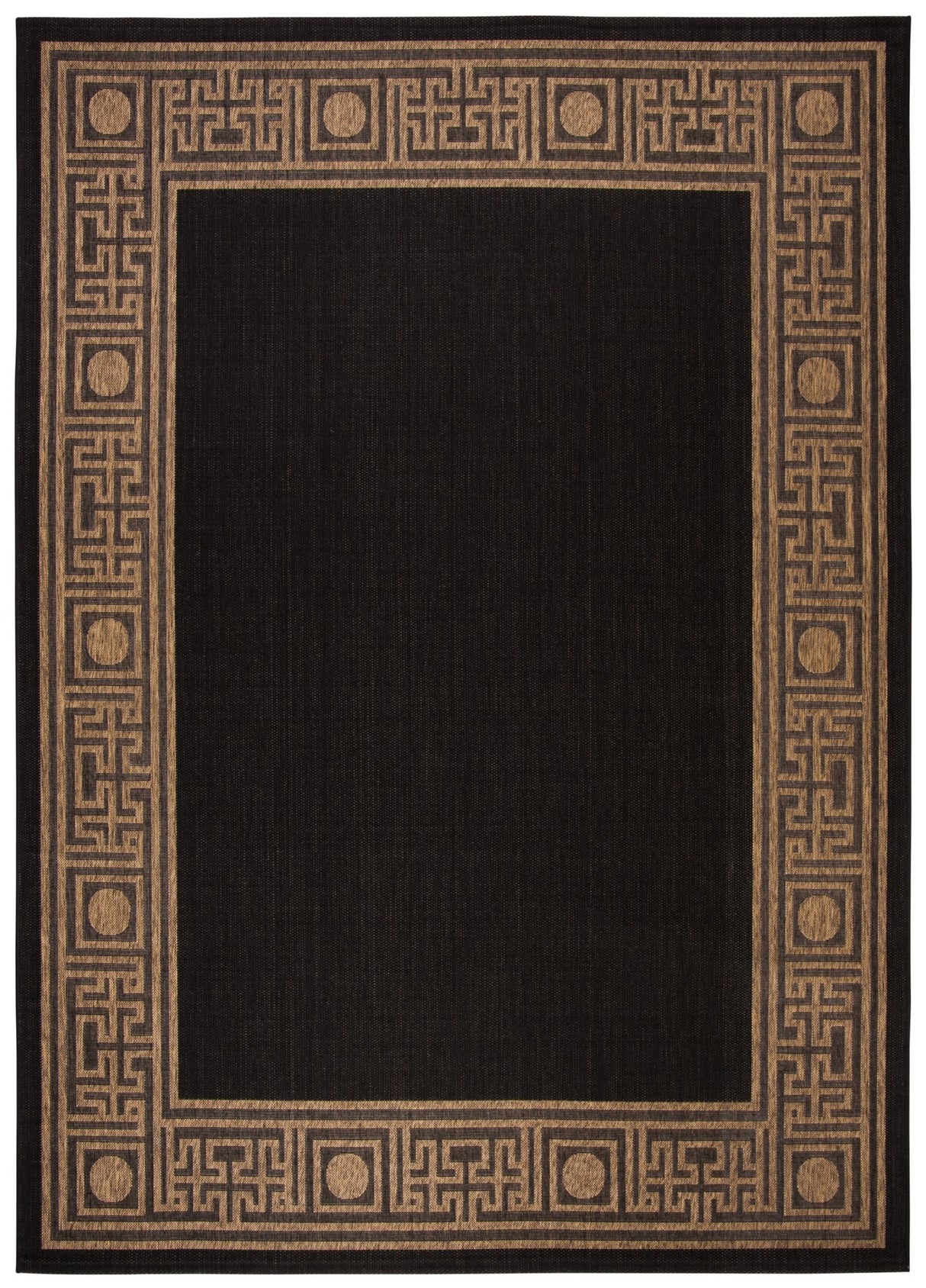 Safavieh Courtyard Cy5143G Black/Coffee Rug - Safavieh - cy5143g - 210