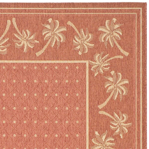 Safavieh Courtyard cy5148a Rust / Sand Rugs - Safavieh - cy5148a - 3