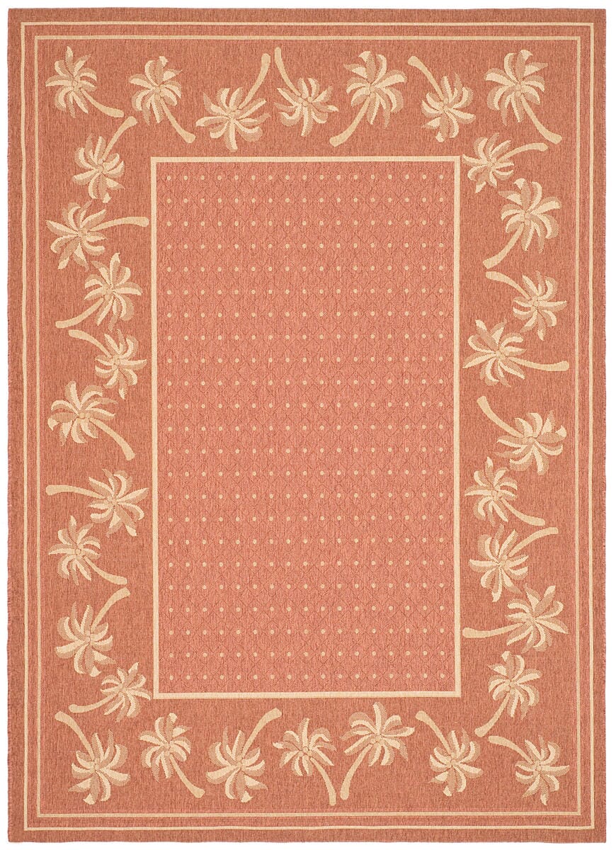 Safavieh Courtyard cy5148a Rust / Sand Rugs - Safavieh - cy5148a - 3
