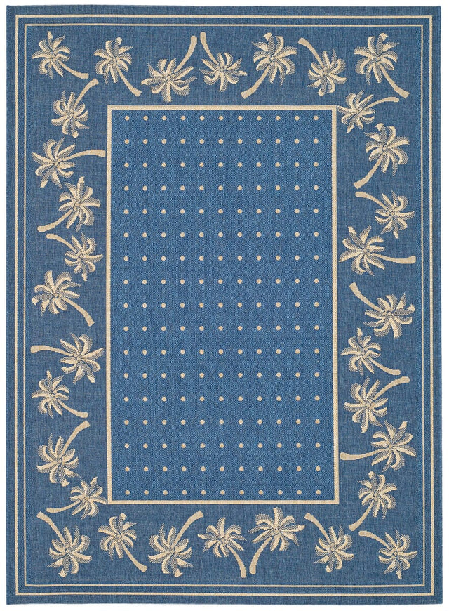Safavieh Courtyard cy5148c Blue / Ivory Rugs - Safavieh - cy5148c - 3