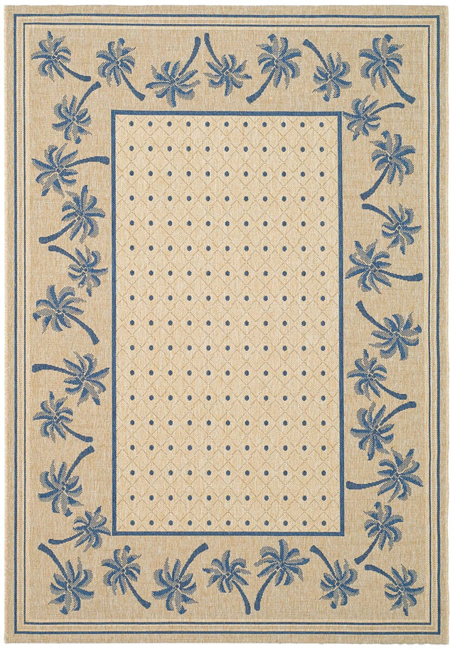 Safavieh Courtyard cy5148f Ivory / Blue Rugs - Safavieh - cy5148f - 3