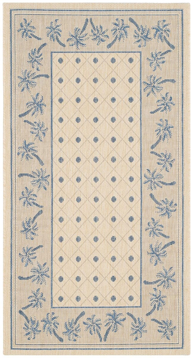 Safavieh Courtyard cy5148f Ivory / Blue Rugs - Safavieh - cy5148f - 3
