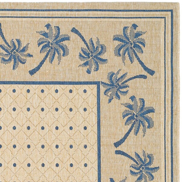 Safavieh Courtyard cy5148f Ivory / Blue Rugs - Safavieh - cy5148f - 3
