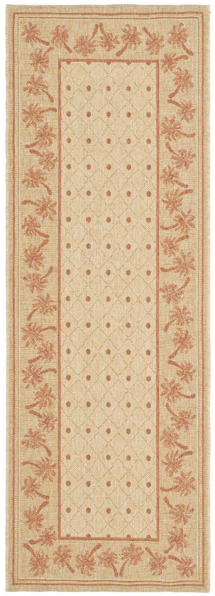Safavieh Courtyard cy5148j Ivory / Rust Rugs - Safavieh - cy5148j - 27