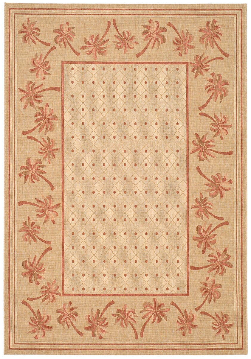 Safavieh Courtyard cy5148j Ivory / Rust Rugs - Safavieh - cy5148j - 3