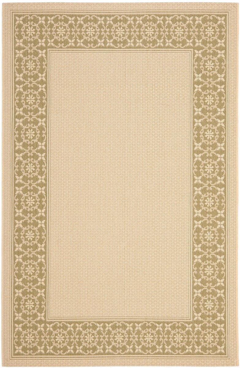 Safavieh Courtyard Cy6003 - 14 Cream / Green Rugs - Safavieh - cy6003 - 14 - 4