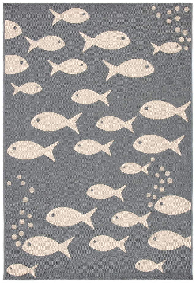 Safavieh Courtyard Cy6012 - 236 Dark Grey/Beige Rugs - Safavieh - cy6012 - 236 - 2