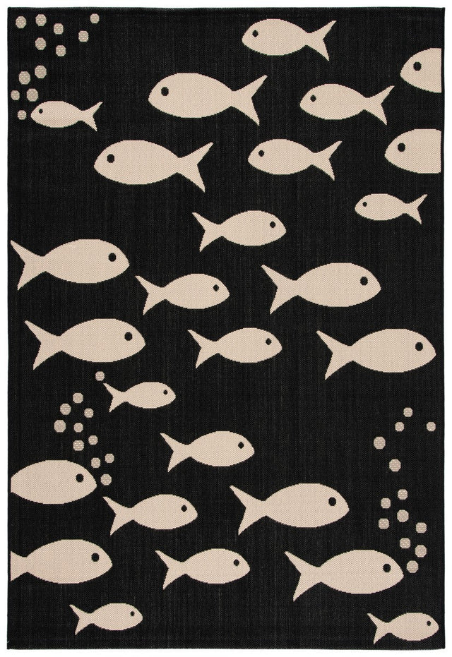 Safavieh Courtyard Cy6012 - 256 Black/Beige Rugs - Safavieh - cy6012 - 256 - 2