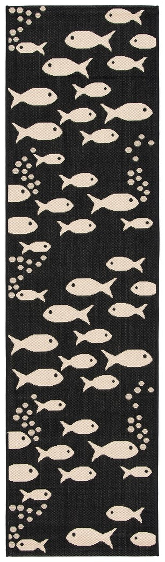 Safavieh Courtyard Cy6012 - 256 Black/Beige Rugs - Safavieh - cy6012 - 256 - 27