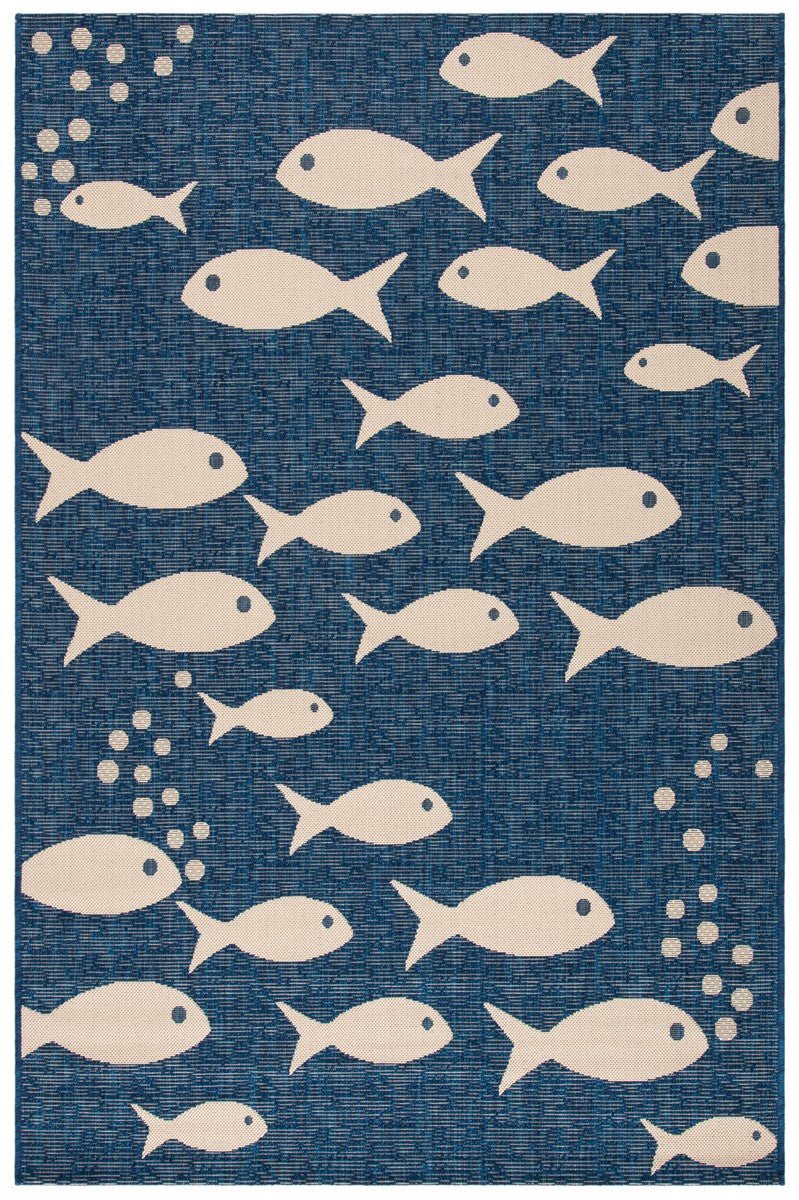 Safavieh Courtyard Cy6012 - 258 Navy/Beige Rugs - Safavieh - cy6012 - 258 - 2