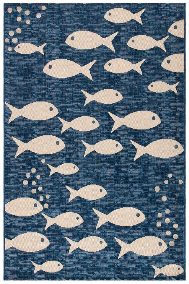 Safavieh Courtyard Cy6012 - 258 Navy/Beige Rugs - Safavieh - cy6012 - 258 - 2