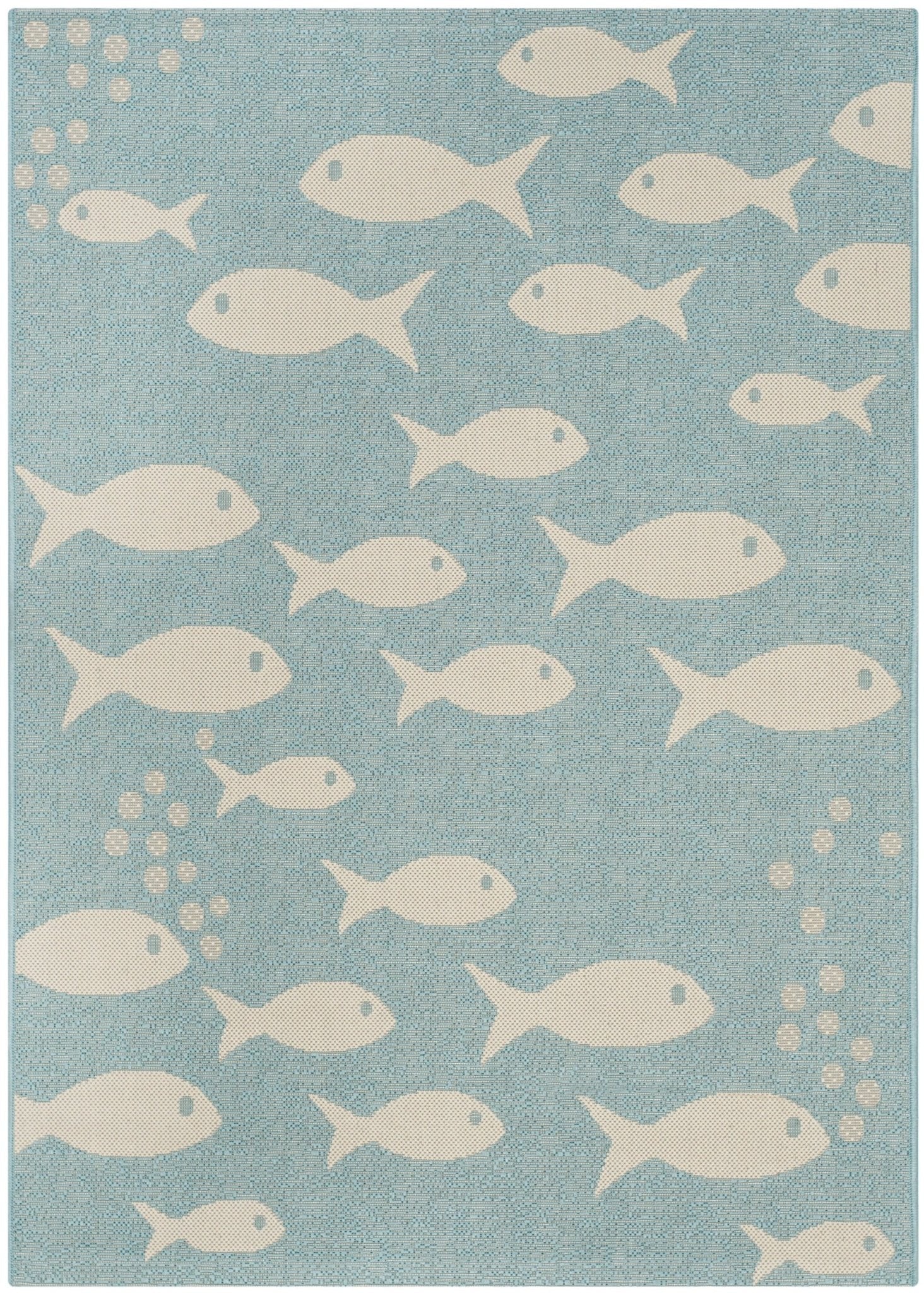 Safavieh Courtyard Cy6012 Aqua/Beige Rug - Safavieh - cy6012 - 223 - 3
