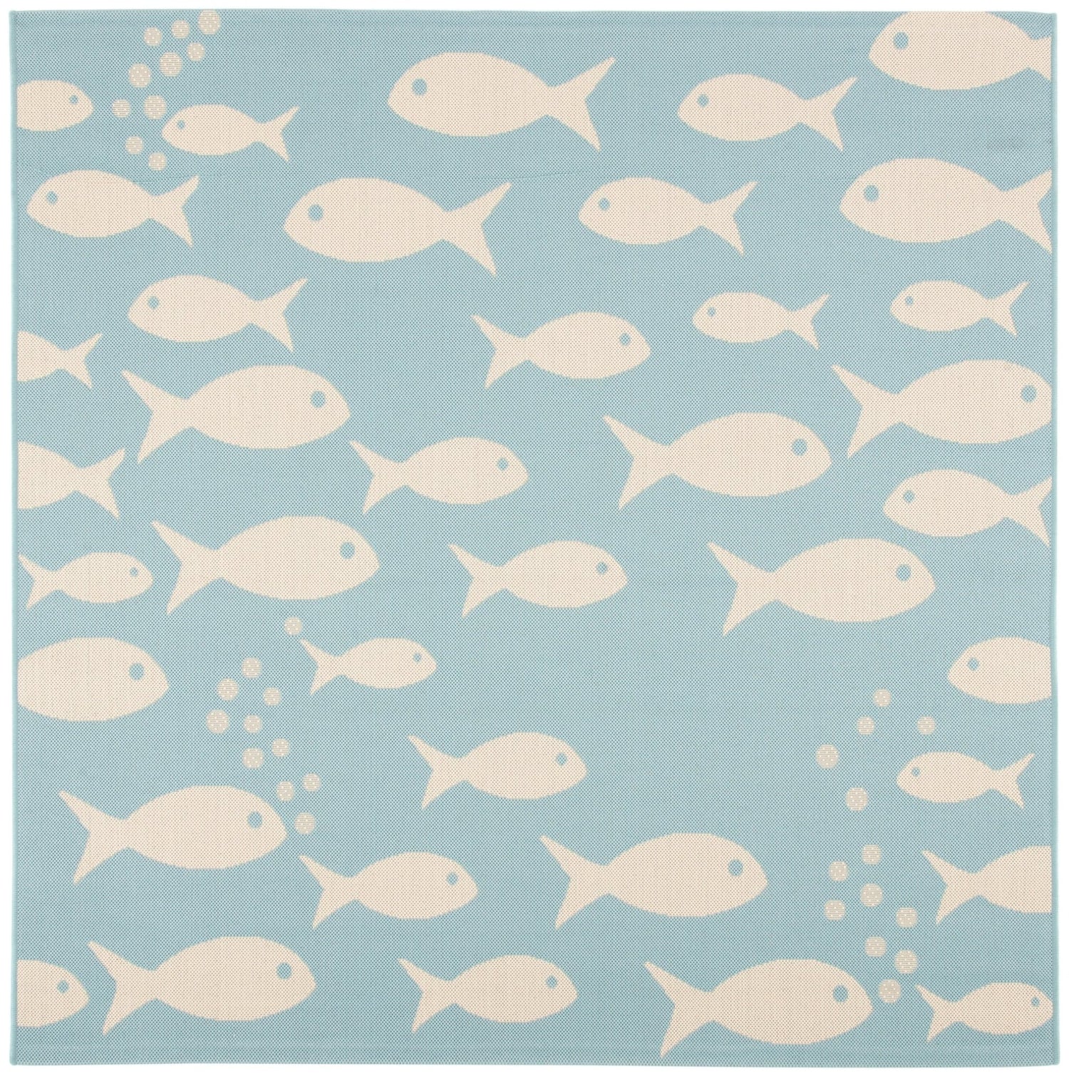 Safavieh Courtyard Cy6012 Aqua/Beige Rug - Safavieh - cy6012 - 223 - 7sq