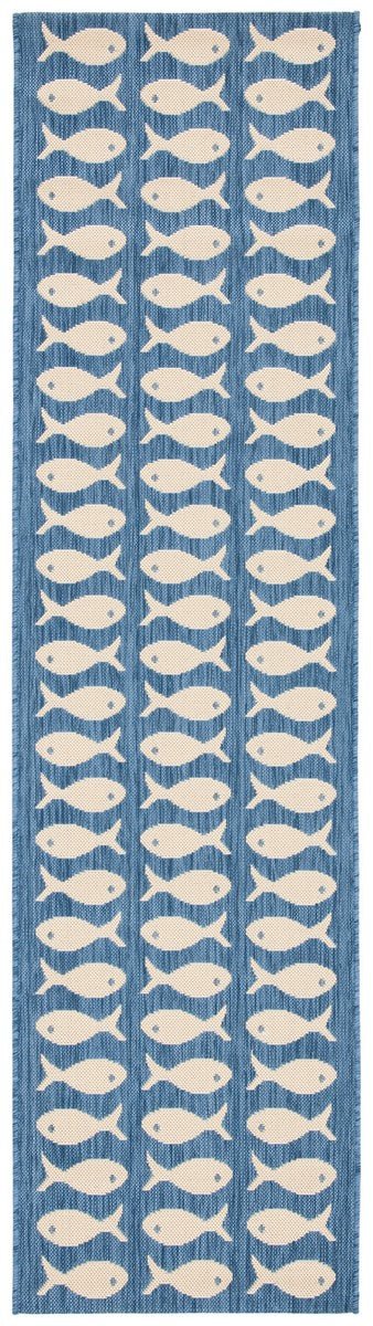 Safavieh Courtyard Cy6013 - 233 Blue/Beige Rugs - Safavieh - cy6013 - 233 - 28
