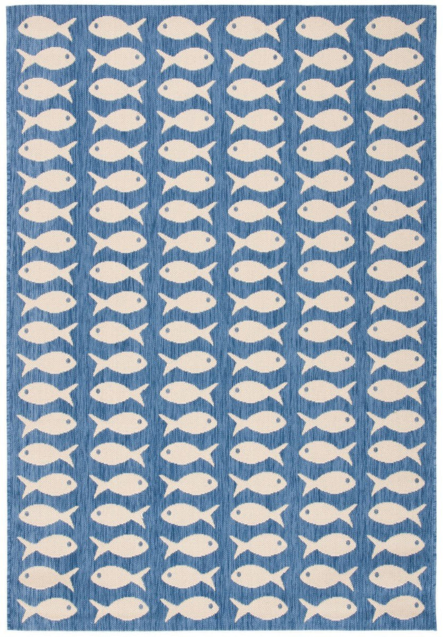 Safavieh Courtyard Cy6013 - 233 Blue/Beige Rugs - Safavieh - cy6013 - 233 - 3