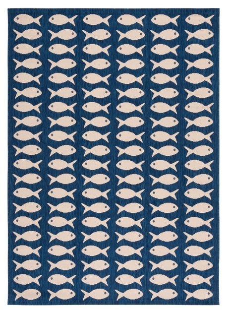 Safavieh Courtyard Cy6013 Navy/Beige Rug - Safavieh - cy6013 - 268 - 4r