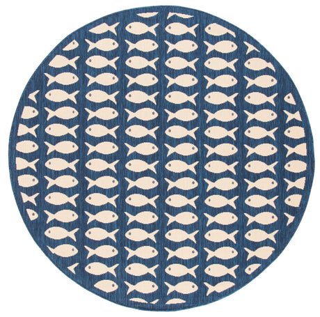 Safavieh Courtyard Cy6013 Navy/Beige Rug - Safavieh - cy6013 - 268 - 4r