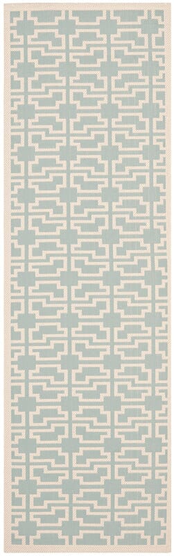 Safavieh Courtyard Cy6015 - 223 Aqua / Beige Rugs - Safavieh - cy6015 - 223 - 38