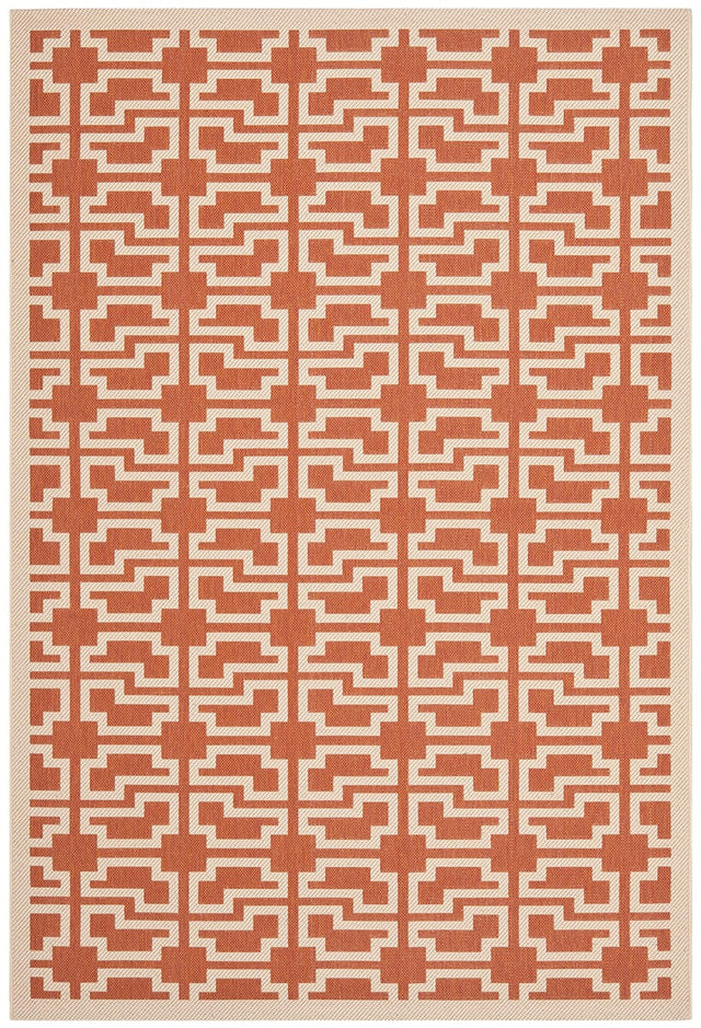 Safavieh Courtyard Cy6015 - 241 Terracotta / Beige Rugs - Safavieh - cy6015 - 241 - 2