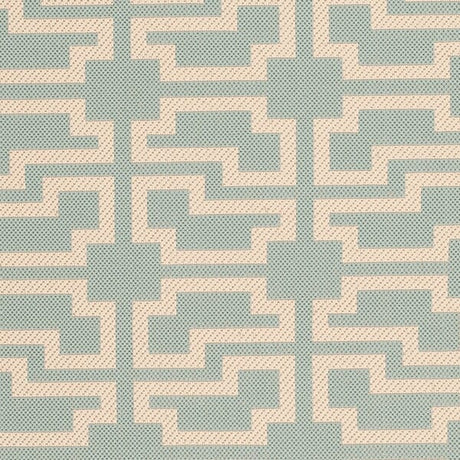 Safavieh Courtyard Cy6015 - 243 Blue / Beige Rugs - Safavieh - cy6015 - 243 - 2