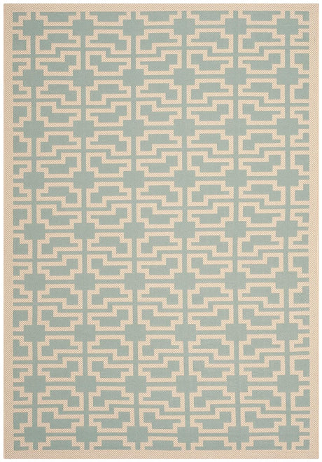 Safavieh Courtyard Cy6015 - 243 Blue / Beige Rugs - Safavieh - cy6015 - 243 - 2