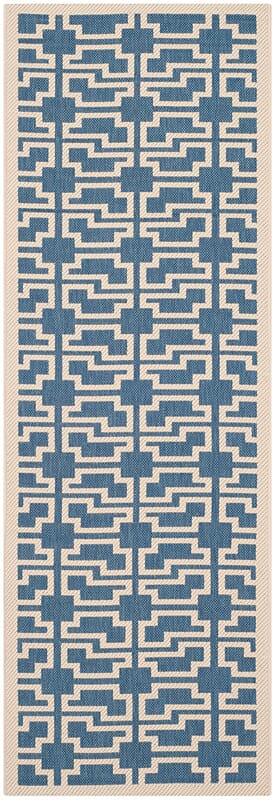 Safavieh Courtyard Cy6015 - 243 Blue / Beige Rugs - Safavieh - cy6015 - 243 - 27