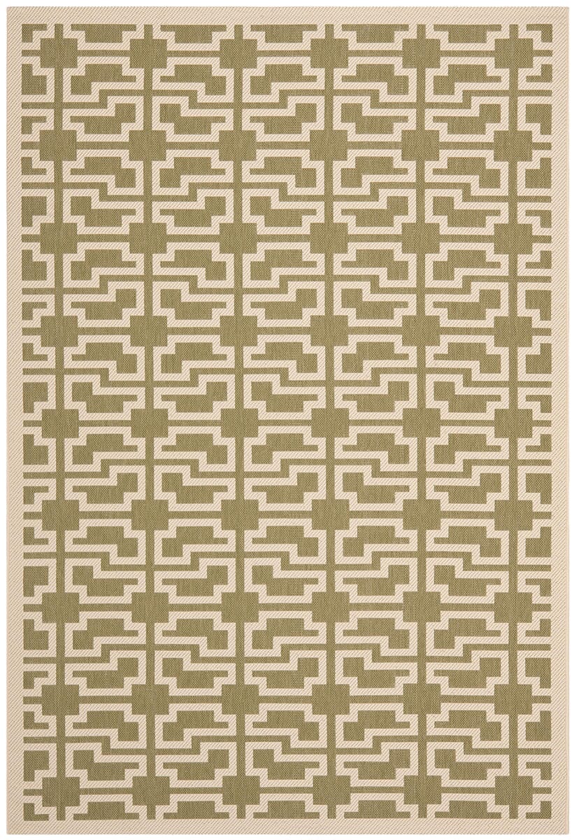 Safavieh Courtyard Cy6015 - 244 Green / Beige Rugs - Safavieh - cy6015 - 244 - 2