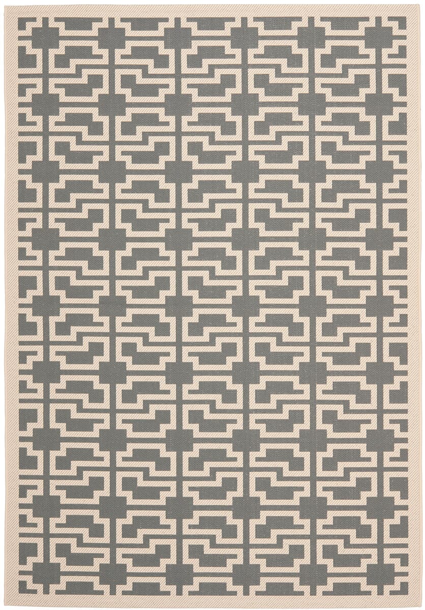 Safavieh Courtyard Cy6015 - 246 Grey / Beige Rugs - Safavieh - cy6015 - 246 - 2