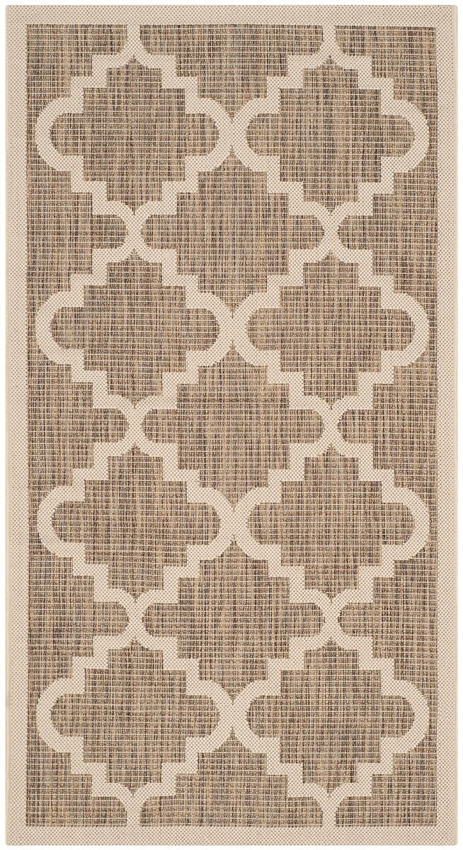 Safavieh Courtyard Cy6017 - 242 Brown / Beige Rugs - Safavieh - cy6017 - 242 - 3