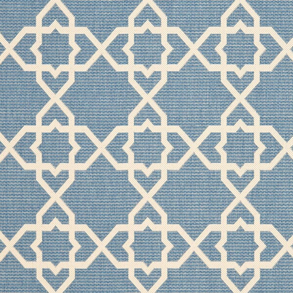 Safavieh Courtyard Cy6032 - 243 Blue / Beige Rugs - Safavieh - cy6032 - 243 - 2