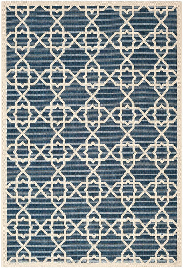Safavieh Courtyard Cy6032 - 268 Navy / Beige Rugs - Safavieh - cy6032 - 268 - 2