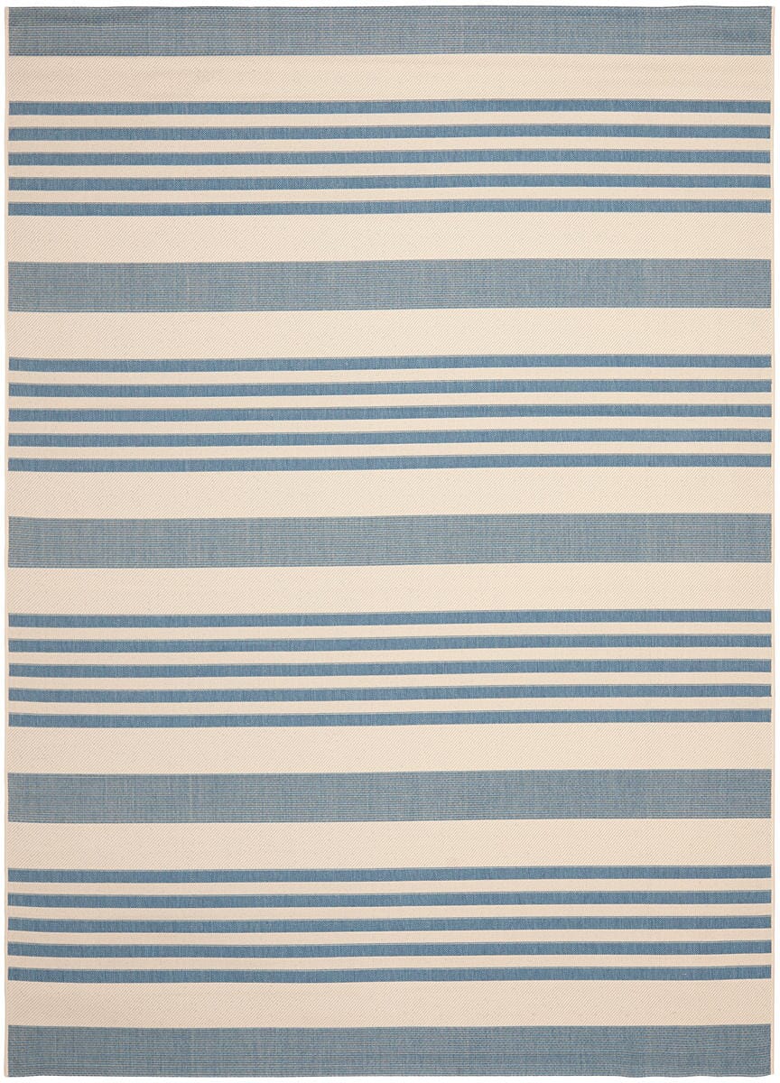 Safavieh Courtyard Cy6062 - 233 Beige / Blue Rugs - Safavieh - cy6062 - 233 - 5r