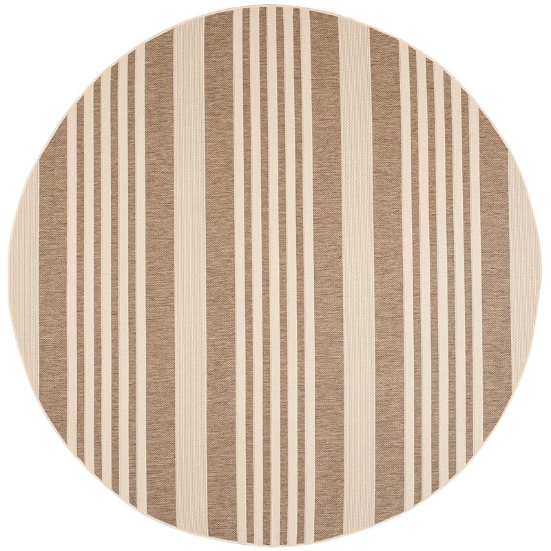 Safavieh Courtyard Cy6062 - 242 Brown / Bone Rugs - Safavieh - cy6062 - 242 - 8r