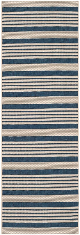 Safavieh Courtyard Cy6062 - 268 Navy / Beige Rugs - Safavieh - cy6062 - 268 - 27