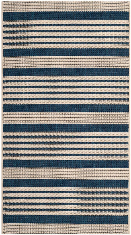 Safavieh Courtyard Cy6062 - 268 Navy / Beige Rugs - Safavieh - cy6062 - 268 - 8r