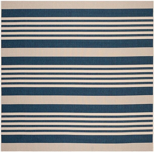 Safavieh Courtyard Cy6062 - 268 Navy / Beige Rugs - Safavieh - cy6062 - 268 - 8sq