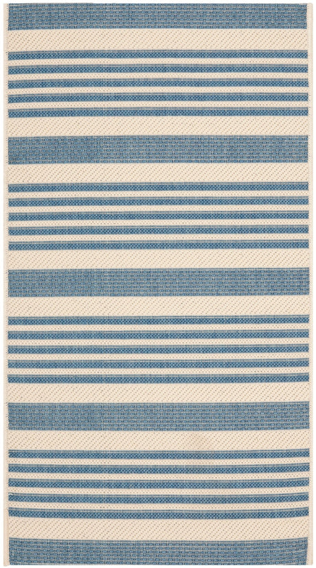 Safavieh Courtyard Cy6062 Beige/Blue Rug - Safavieh - cy6062 - 233 - 4r