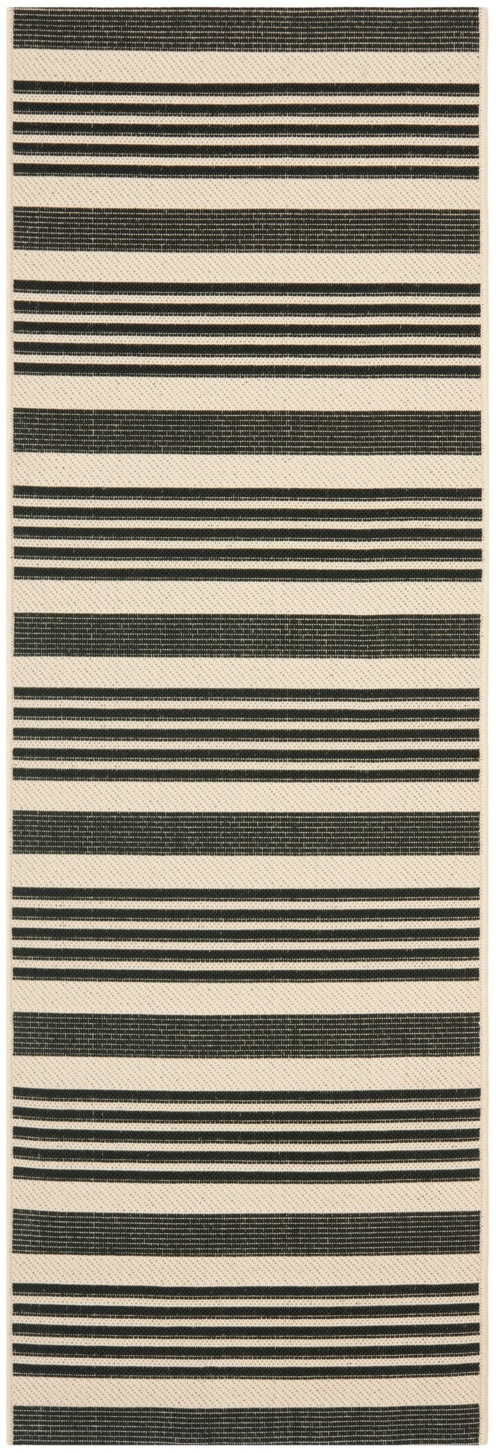 Safavieh Courtyard Cy6062 Black/Bone Rug - Safavieh - cy6062 - 216 - 28