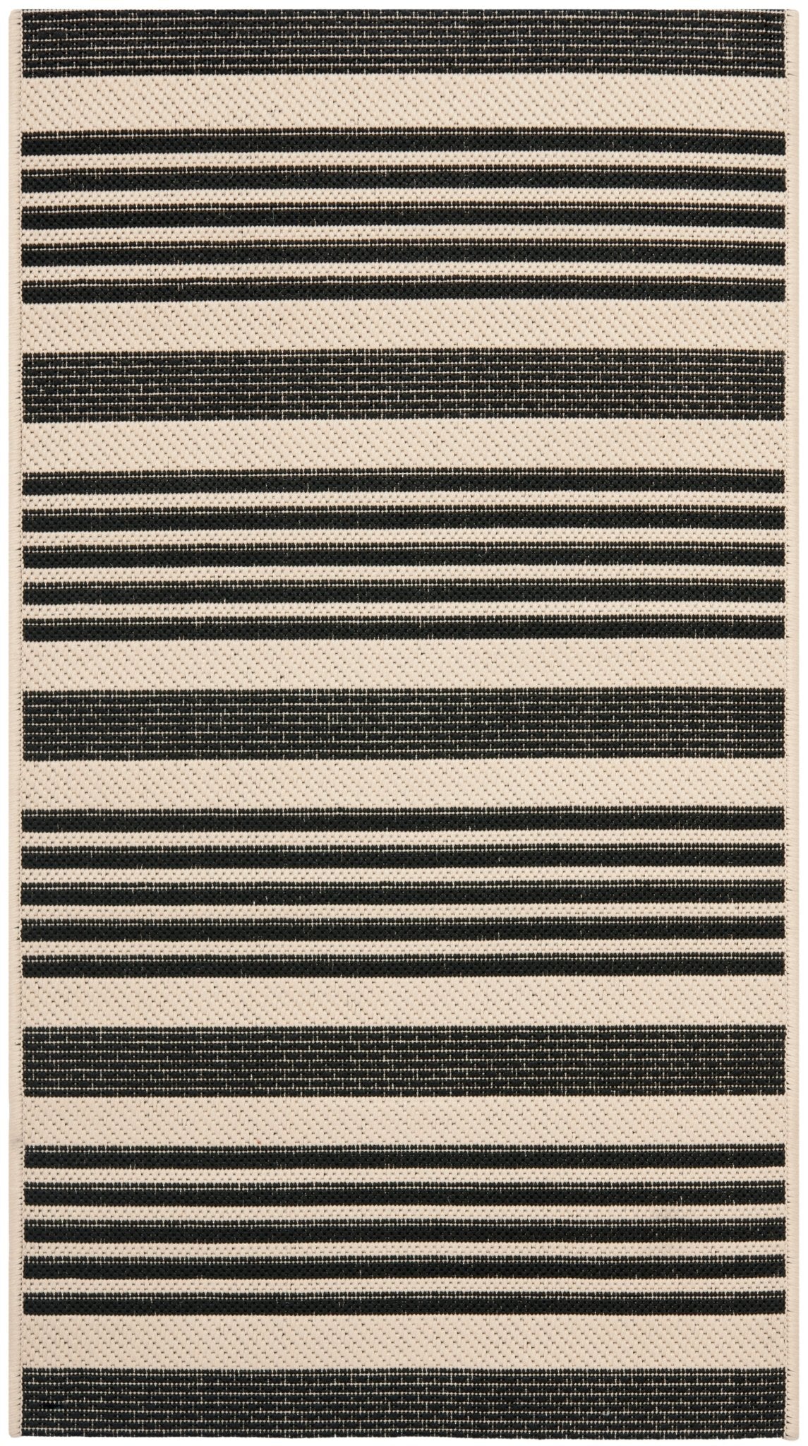 Safavieh Courtyard Cy6062 Black/Bone Rug - Safavieh - cy6062 - 216 - 4r