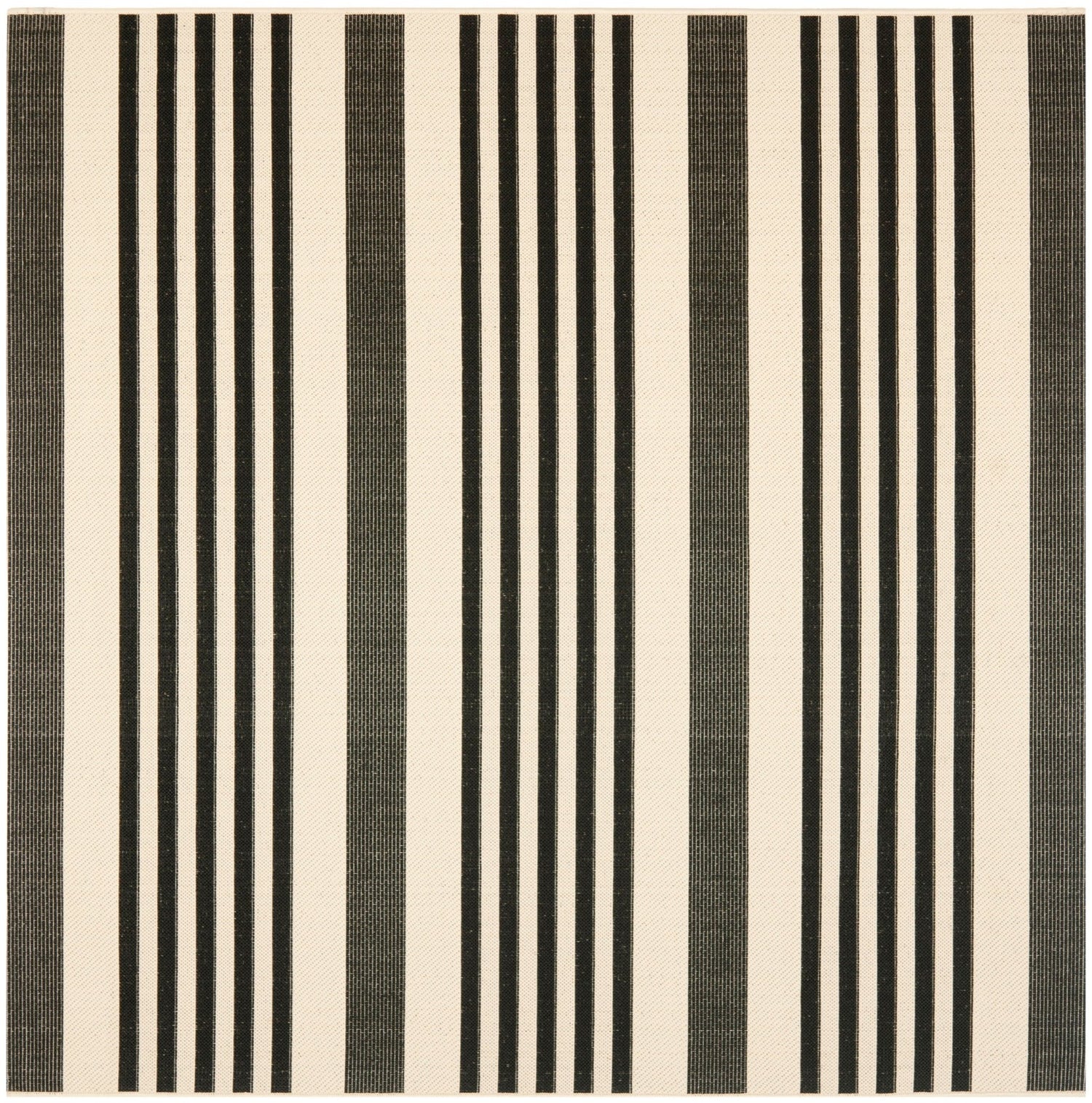 Safavieh Courtyard Cy6062 Black/Bone Rug - Safavieh - cy6062 - 216 - 8sq