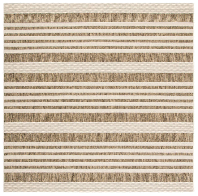 Safavieh Courtyard Cy6062 Brown/Bone Rug - Safavieh - cy6062 - 242 - 4sq