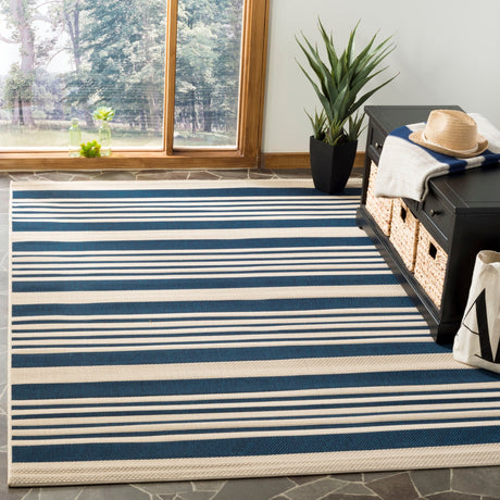 Safavieh Courtyard Cy6062 Navy/Beige Rug - Safavieh - cy6062 - 268 - 810