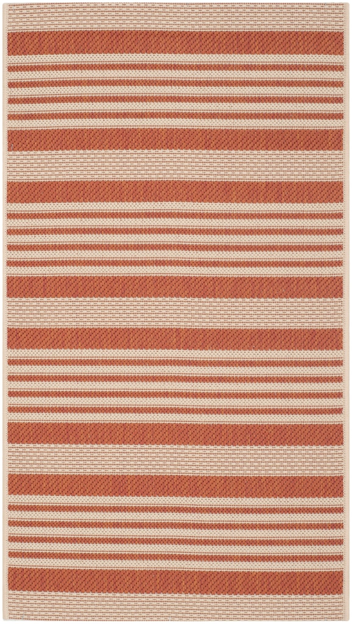 Safavieh Courtyard Cy6062 Terracotta/Beige Rug - Safavieh - cy6062 - 241 - 4r