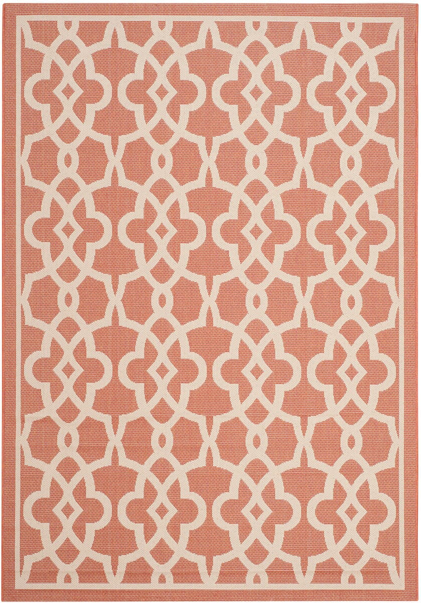 Safavieh Courtyard Cy6071 - 241 Terracotta / Beige Rugs - Safavieh - cy6071 - 241 - 2