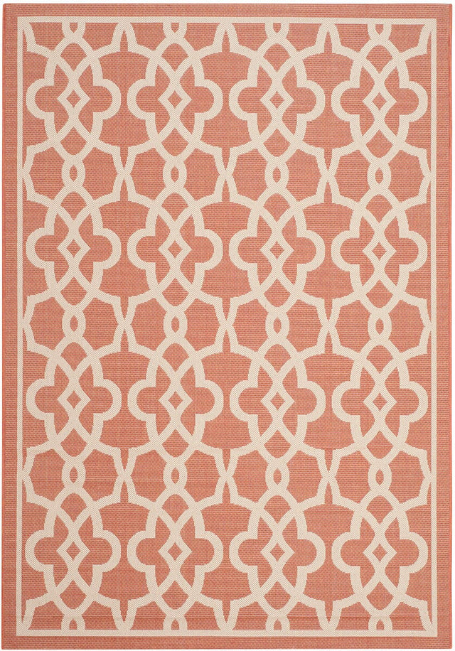 Safavieh Courtyard Cy6071 - 241 Terracotta / Beige Rugs - Safavieh - cy6071 - 241 - 2
