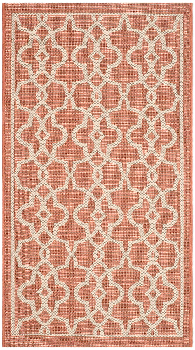 Safavieh Courtyard Cy6071 - 241 Terracotta / Beige Rugs - Safavieh - cy6071 - 241 - 38