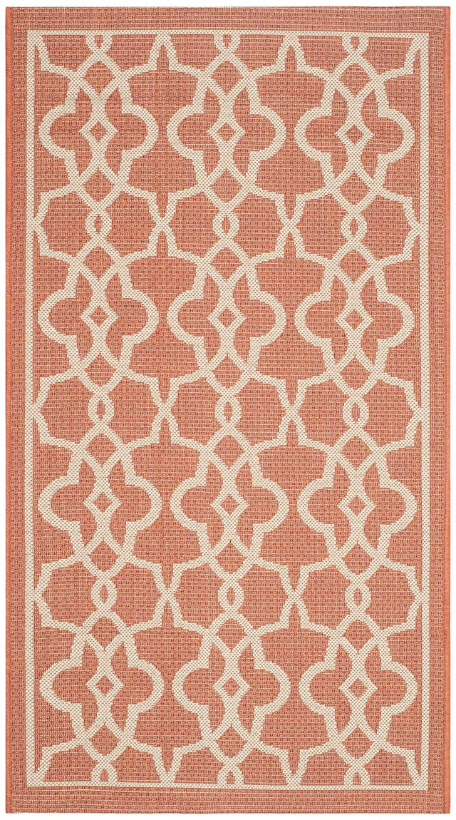 Safavieh Courtyard Cy6071 - 241 Terracotta / Beige Rugs - Safavieh - cy6071 - 241 - 38
