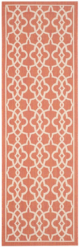Safavieh Courtyard Cy6071 - 241 Terracotta / Beige Rugs - Safavieh - cy6071 - 241 - 38