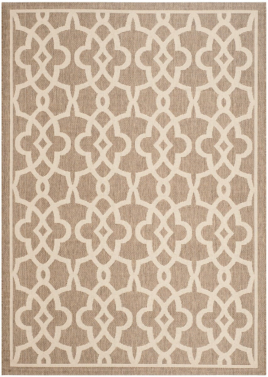 Safavieh Courtyard Cy6071 - 242 Mocha / Beige Rugs - Safavieh - cy6071 - 242 - 2