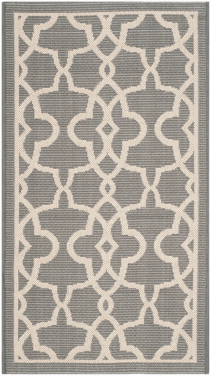 Safavieh Courtyard Cy6071 - 246 Grey / Beige Rugs - Safavieh - cy6071 - 246 - 38